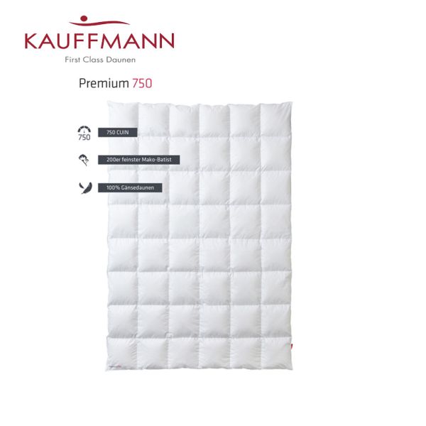 Kauffmann Premium 750 Daunendecke