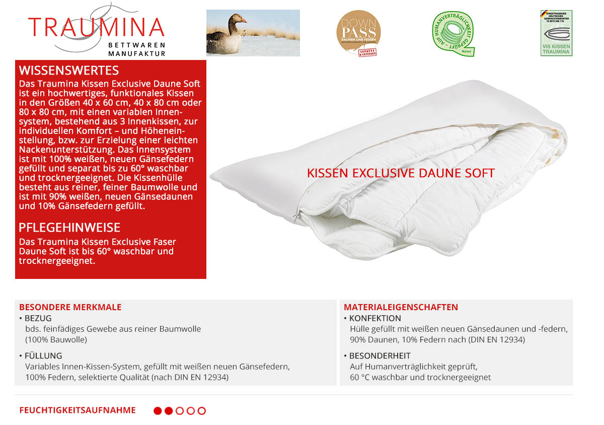 Traumina-Kissen-Exclusive-Daune-Soft-online-kaufen